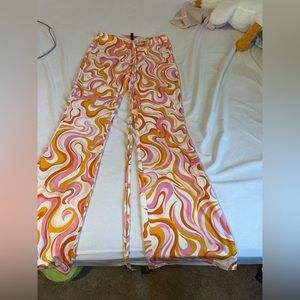 Orange, Pink, Yellow, White Pants with Strings